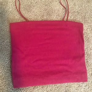 Small pink American eagle tube top